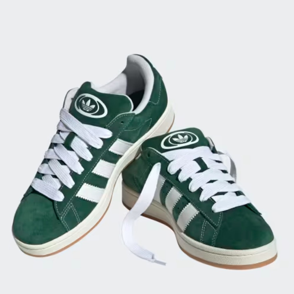 adidas Green and White Women's Sneakers
